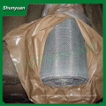 Malla de alambre galvanizado y de acero rizado, tejido antes de rizado